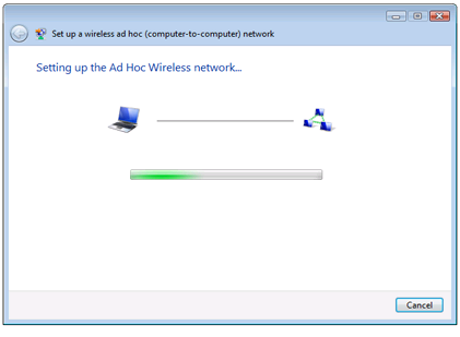 Windows Vista Wireless Ad Hoc
