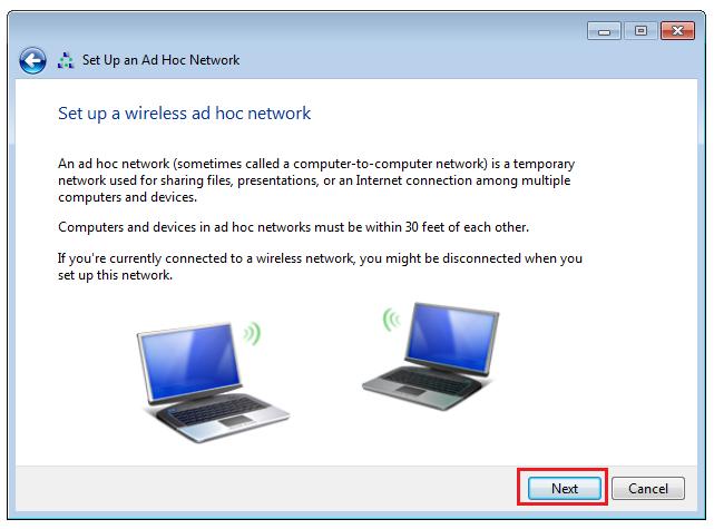 Set Up a Wireless Ad Hoc Network