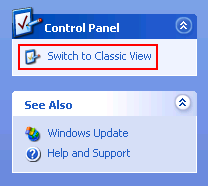 Switch to Classic View