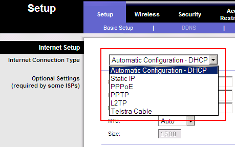 Linksys Wireless Setup