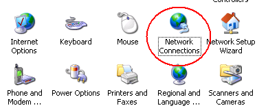 Windows XP Network Connections