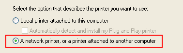 Network Printer connect