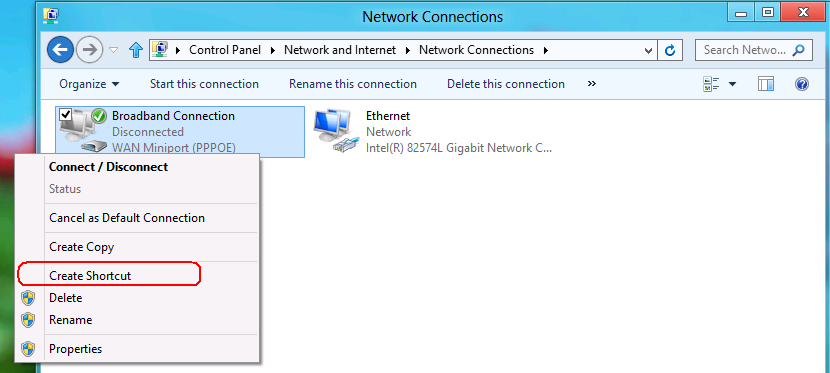 network connect for windows 8