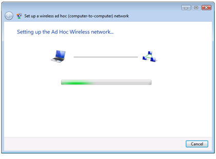 Setting Up the Ad Hoc Network