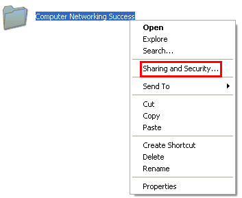 Sharing and Security in Windows XP