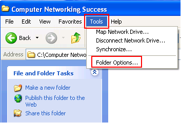 Share a folder in Windows XP