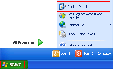 Windows XP Start Menu