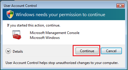 Windows Vista User Account Control