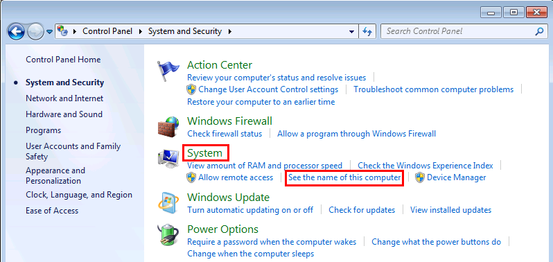 Windows 7 Change Computer Name and Workgorup