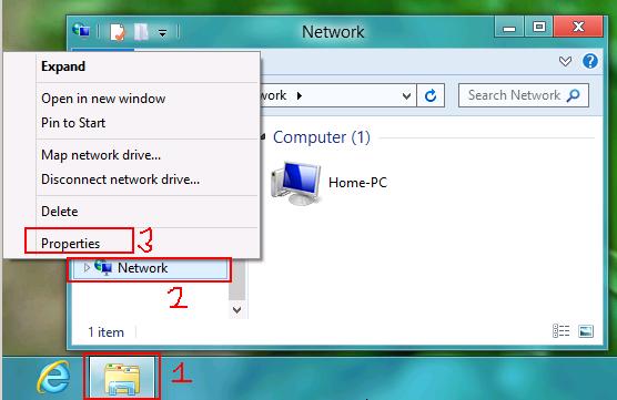 Windows 8 Network