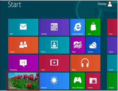 Windows 8 desktop