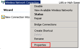 Wireless Network Connection