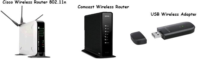 Wireless Routers and USB Wireless Adapter