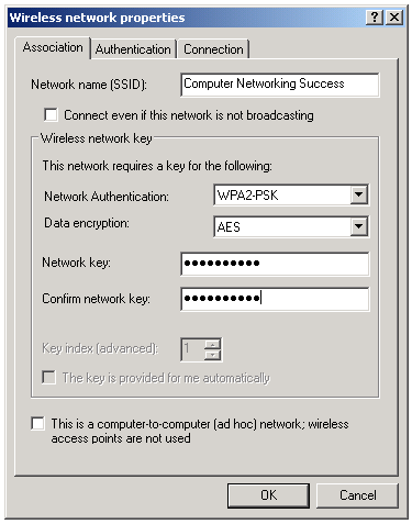 Computer Networking Success Wireless